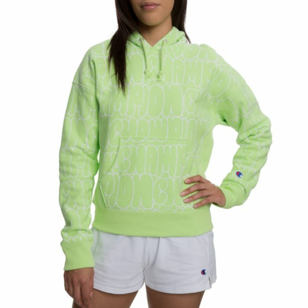 Champion Large SweaterHoodie Bubble Word Print